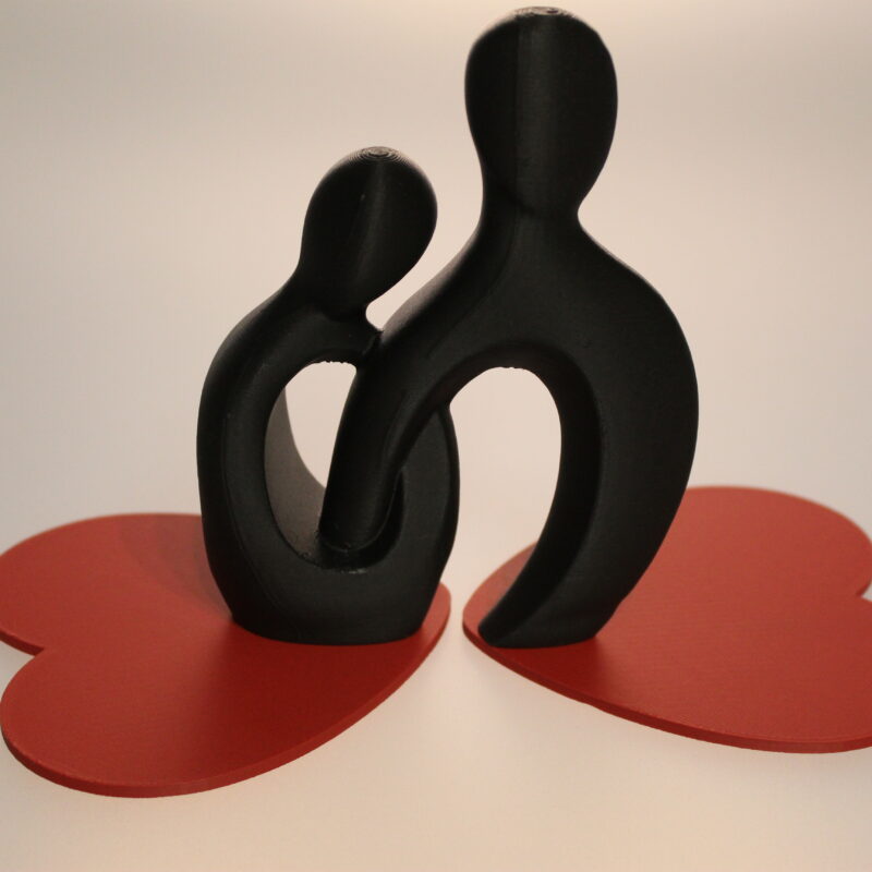 Pachet Cadou „The Ultimate Gift” – Statuetă, Decor LOVE Personalizabil și Coastere